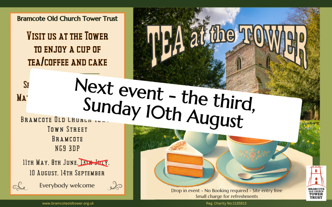 Tea at the Tower – 3rd event